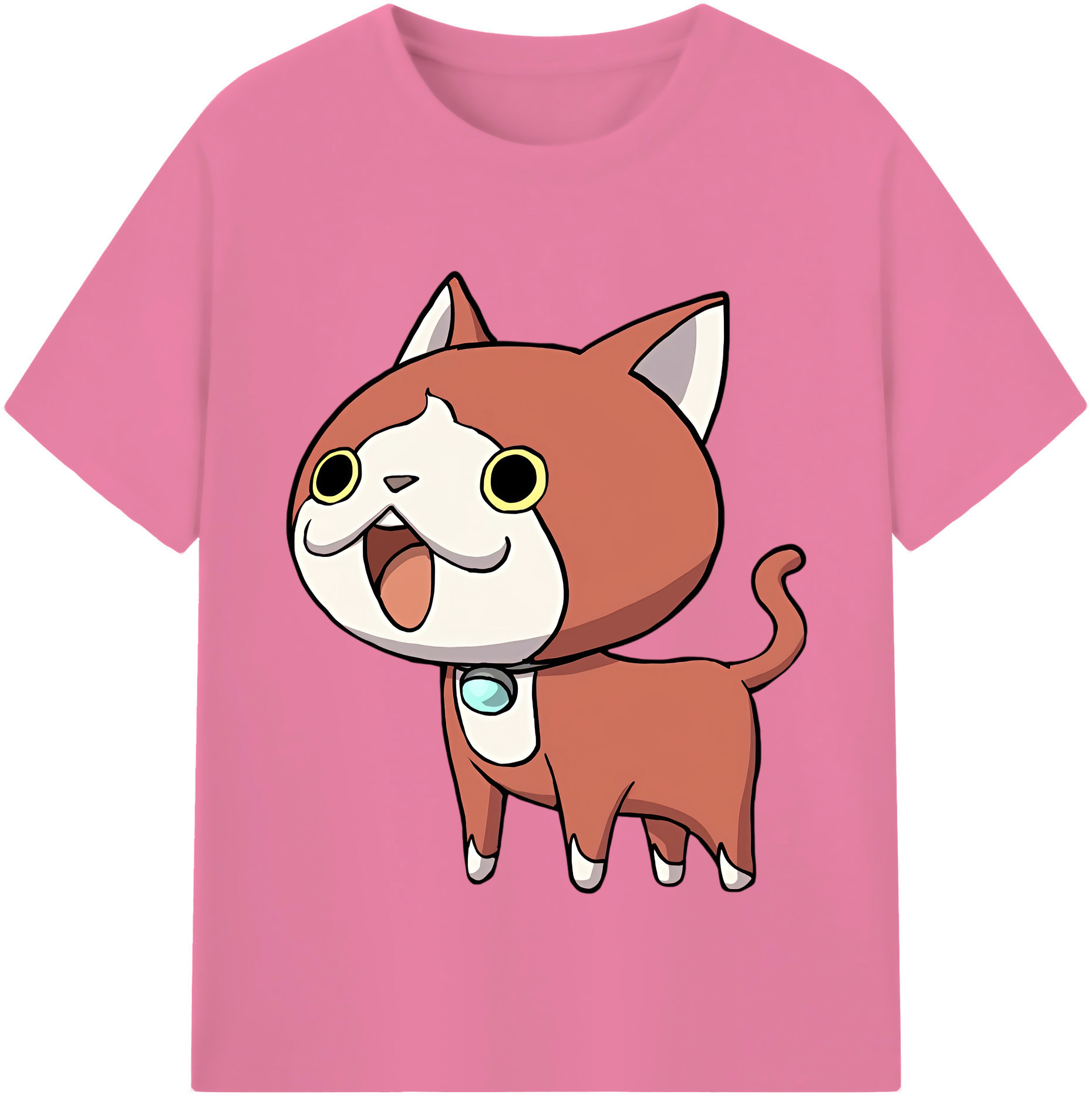 （画像用） 妖怪ウォッチ Yo-kai Watch 綿100％半袖Tシャツ（フロントプリント）